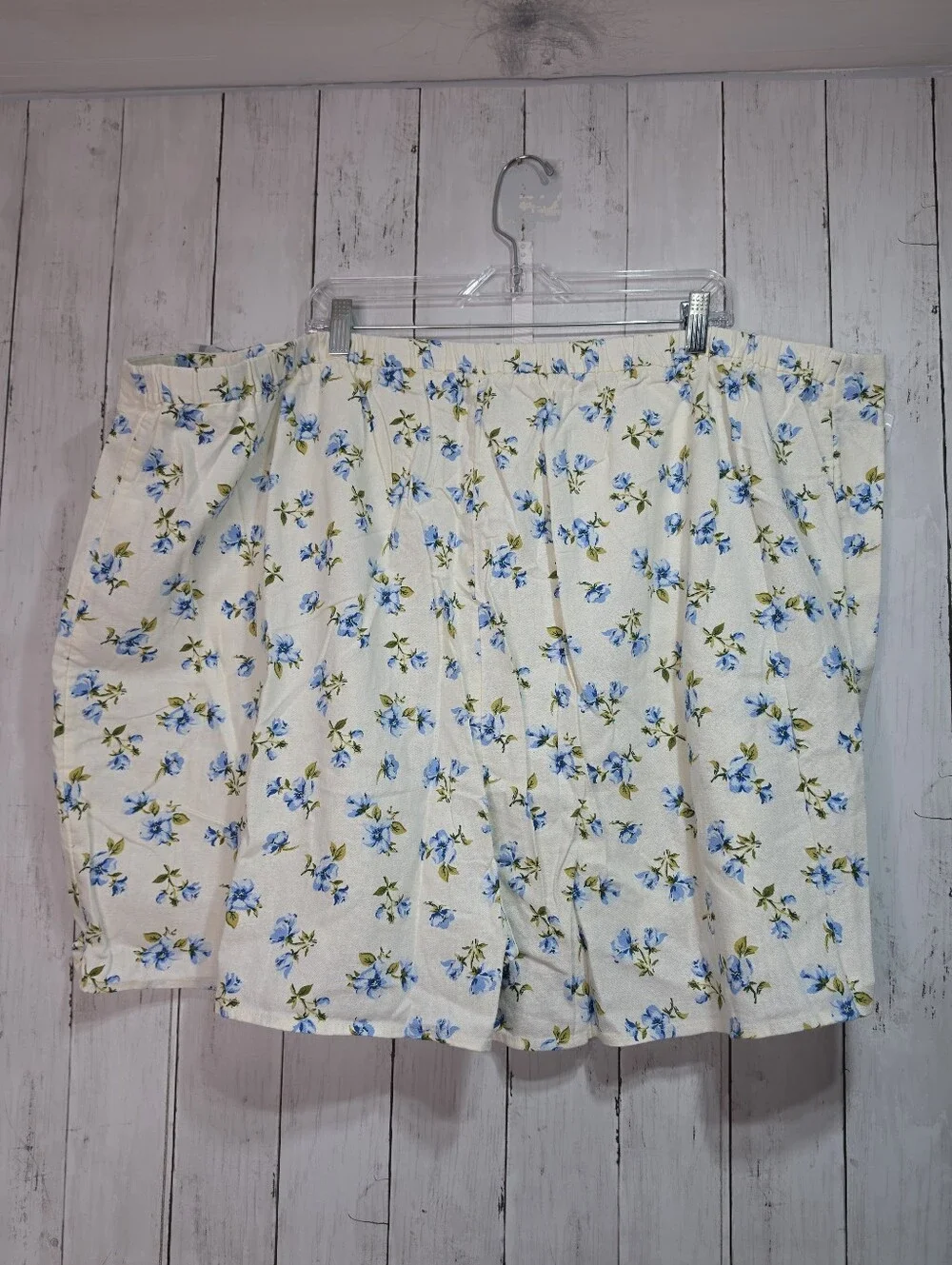 NWT Old Navy Women's Floral Print Faux Wrap High-Waist Linen-Blend Skort Size 4X
